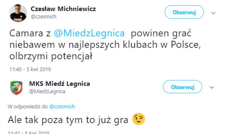 Miedź Legnica odpowiada Michniewiczowi! :D